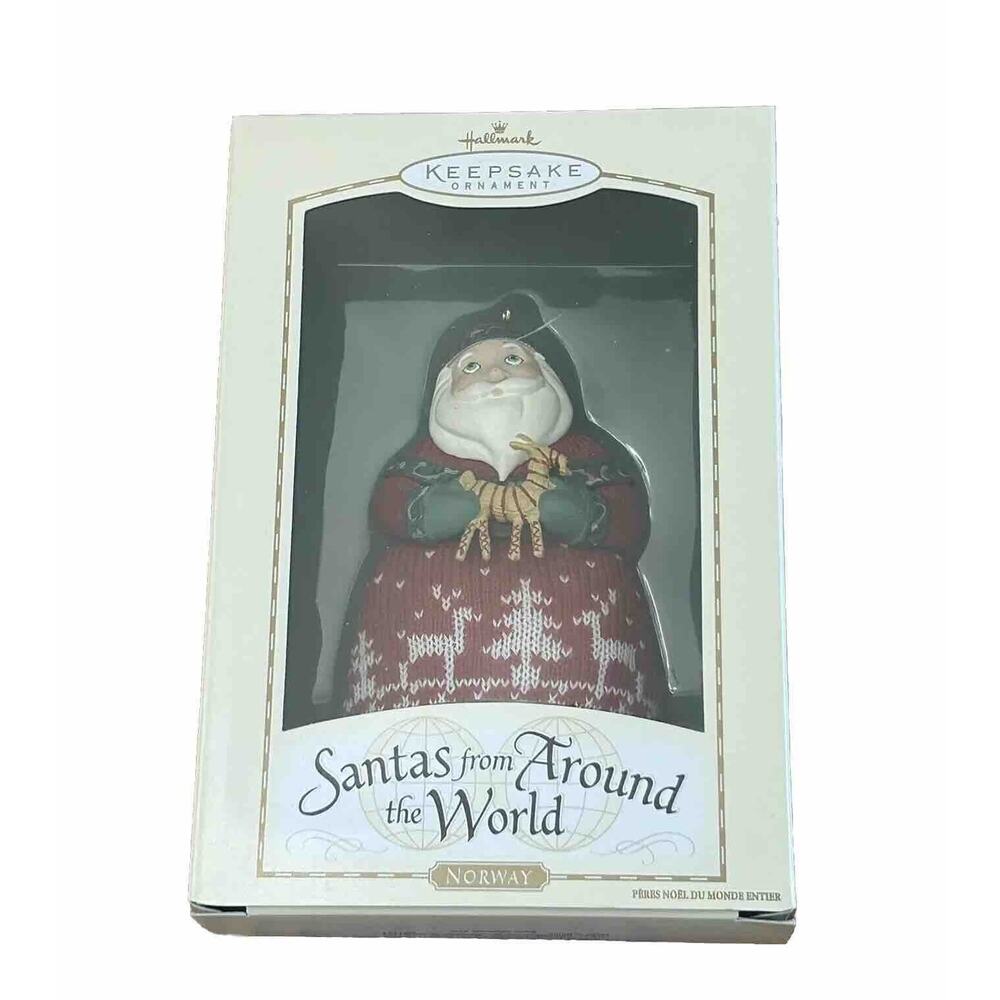 Hallmark Keepsake Ornament Santas from Around the World NORWAY 2004 Original Box